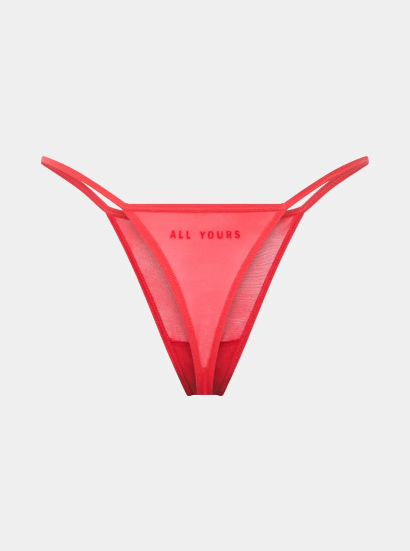 All Yours Tanga - Rot - Image 7