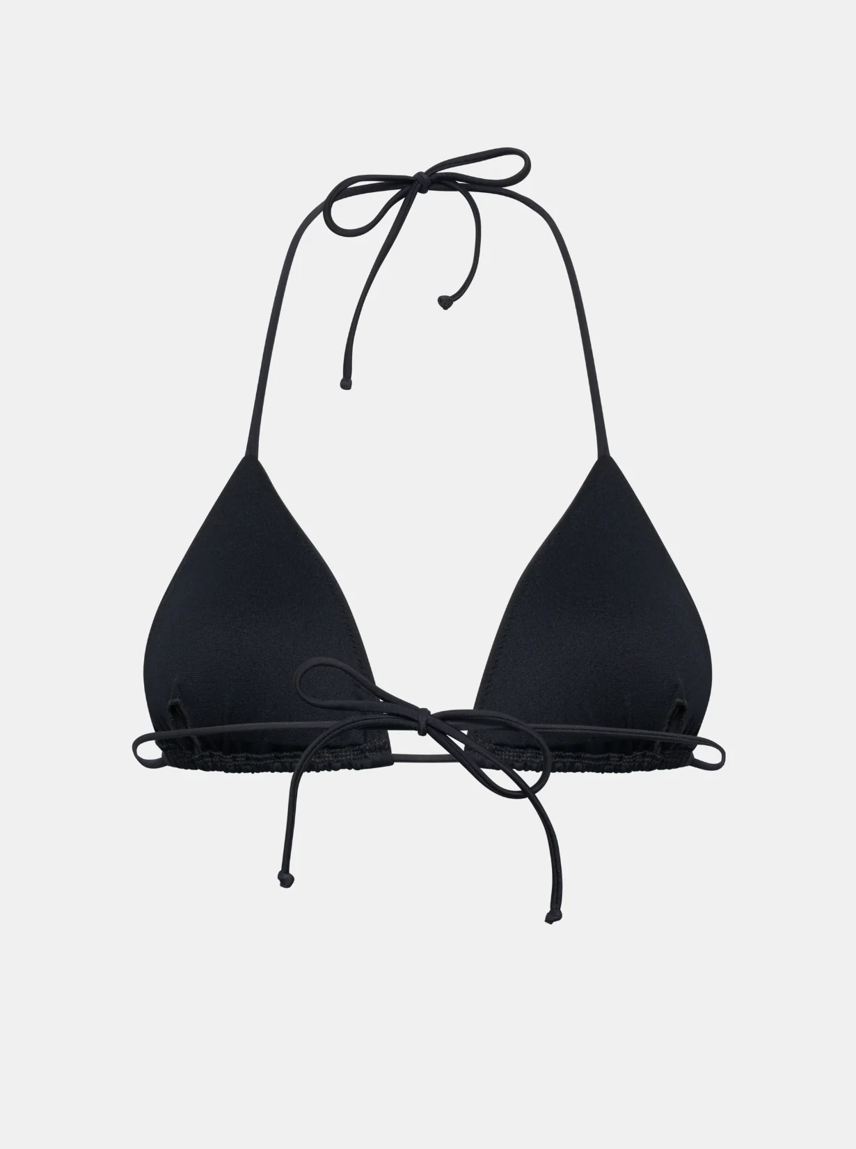 Chloe Triangle Bikini Top Schwarz - Image 8