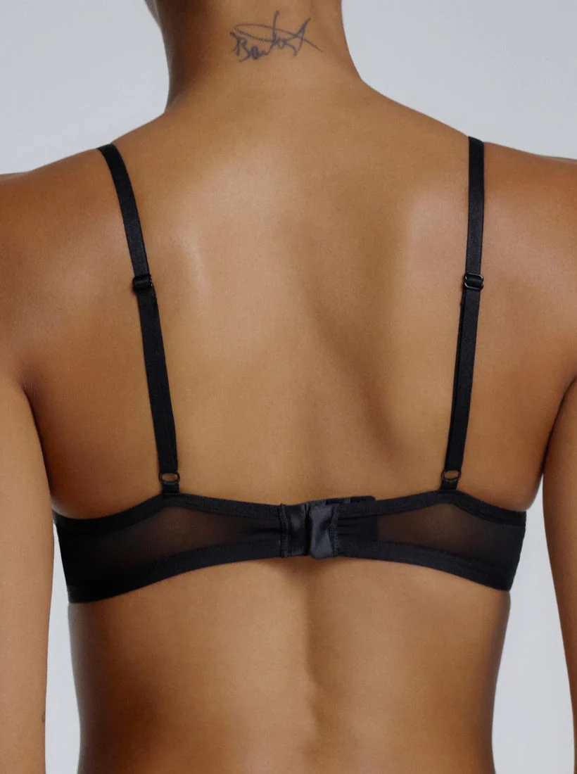 Gigi Mesh Bralette - Schwarz - Image 4