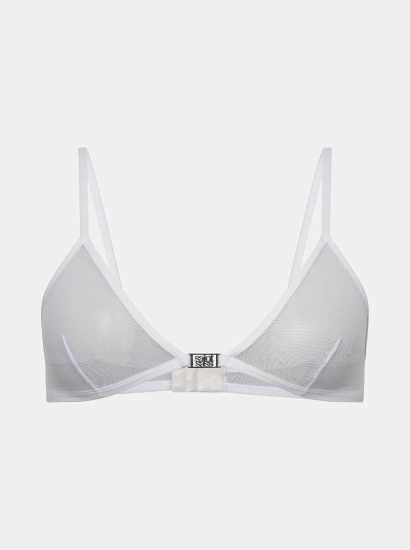 Gigi Mesh Bralette - Weiß - Image 7