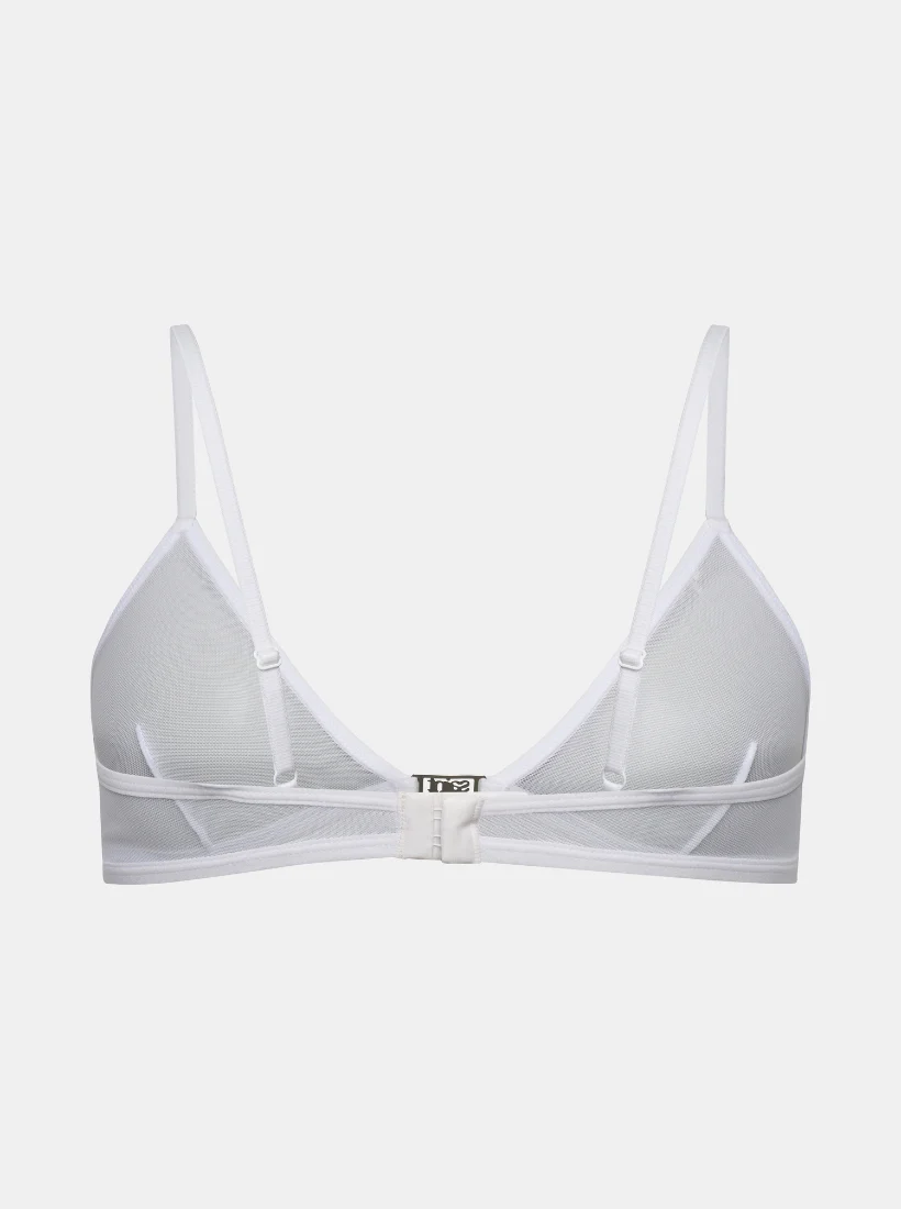Gigi Mesh Bralette - Weiß - Image 8