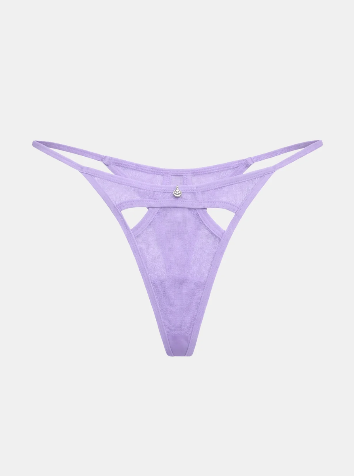 Gigi Mesh Tanga Cut Outs - Lila - Image 4