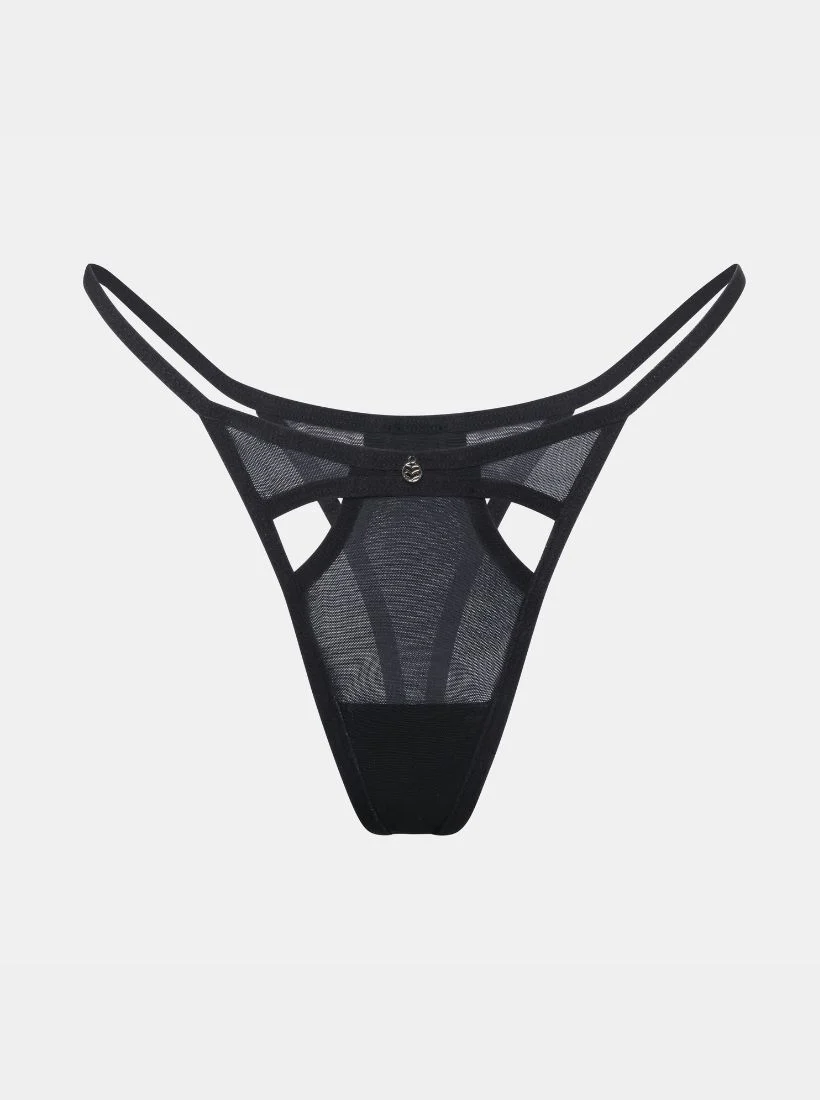 Gigi Mesh Tanga mit Cut Outs - Image 3