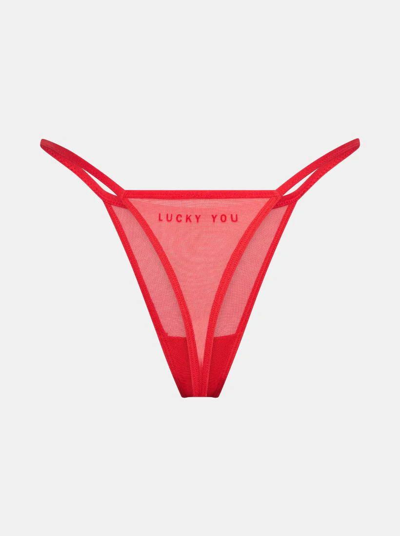 Lucky You Tanga - Rot - Image 3