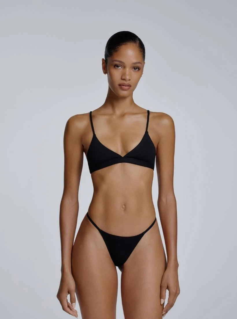 Everyday Cotton Triangle Bralette - Image 4