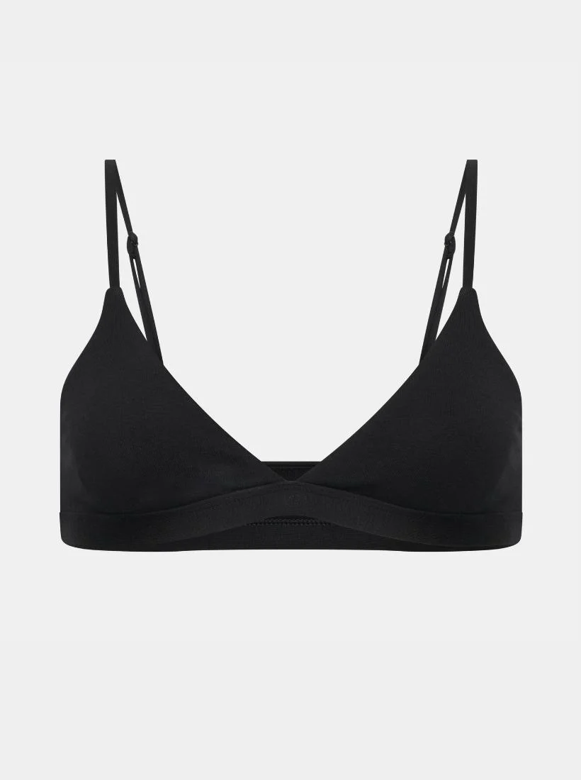 Everyday Cotton Triangle Bralette - Image 7